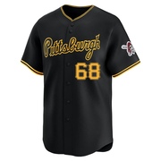Shane Baz Men's Pittsburgh Pirates Alternate Jersey - Black Limited