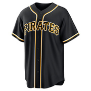 Shane Baz Men's Pittsburgh Pirates Fashion Out Jersey - Black Replica