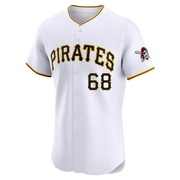 Shane Baz Men's Pittsburgh Pirates Home Jersey - White Elite