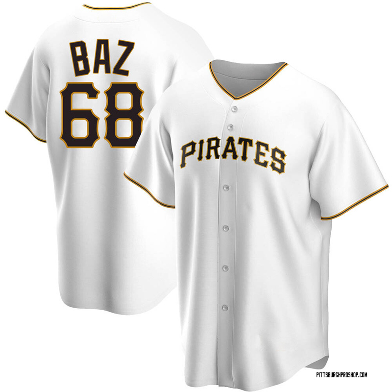 Shane Baz Men's Pittsburgh Pirates Home Jersey - White Replica