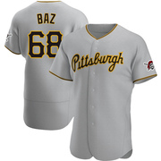 Shane Baz Men's Pittsburgh Pirates Road Jersey - Gray Authentic