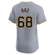 Shane Baz Men's Pittsburgh Pirates Road Jersey - Gray Elite