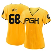 Shane Baz Women's Pittsburgh Pirates 2023 City Connect Jersey - Gold Replica
