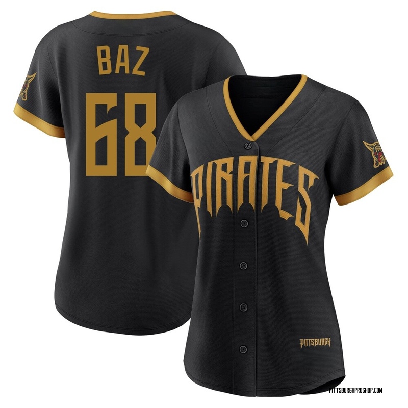 Shane Baz Women's Pittsburgh Pirates 2026 City Connect Stadium Jersey - Black Limited