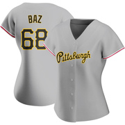 Shane Baz Women's Pittsburgh Pirates Road Jersey - Gray Authentic