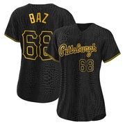 Shane Baz Women's Pittsburgh Pirates Snake Skin City Jersey - Black Replica
