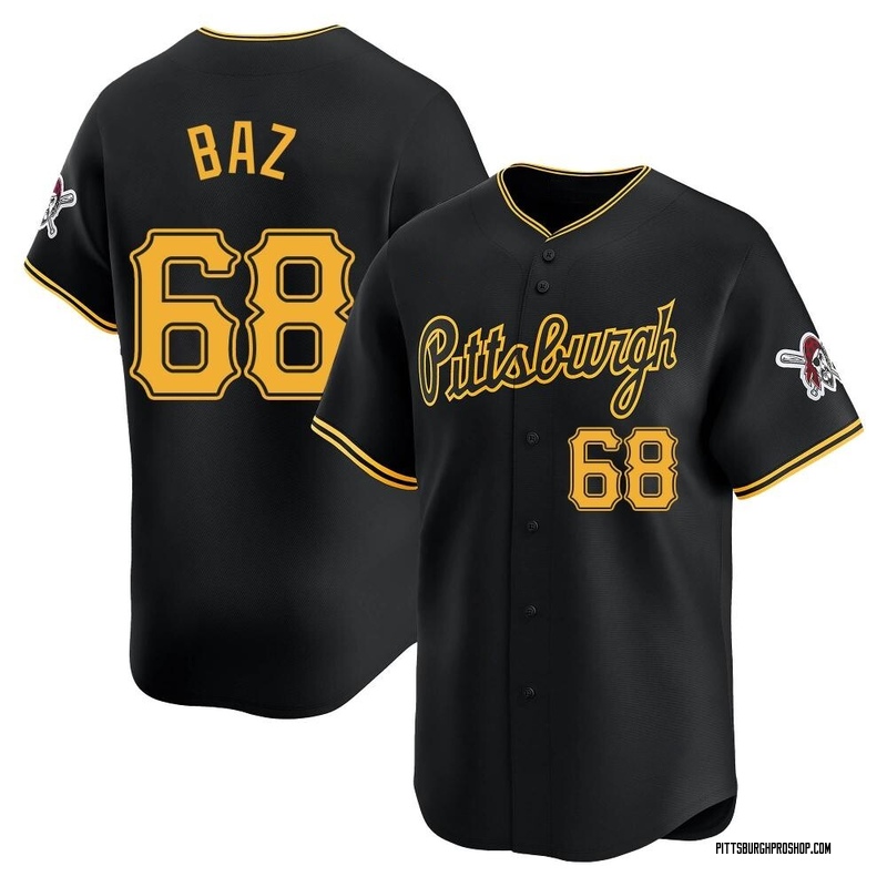 Shane Baz Youth Pittsburgh Pirates Alternate Jersey - Black Limited