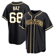 Shane Baz Youth Pittsburgh Pirates Fashion Out Jersey - Black Replica