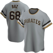 Shane Baz Youth Pittsburgh Pirates Road Cooperstown Collection Jersey - Gray Replica