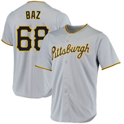 Shane Baz Youth Pittsburgh Pirates Road Jersey - Gray Replica