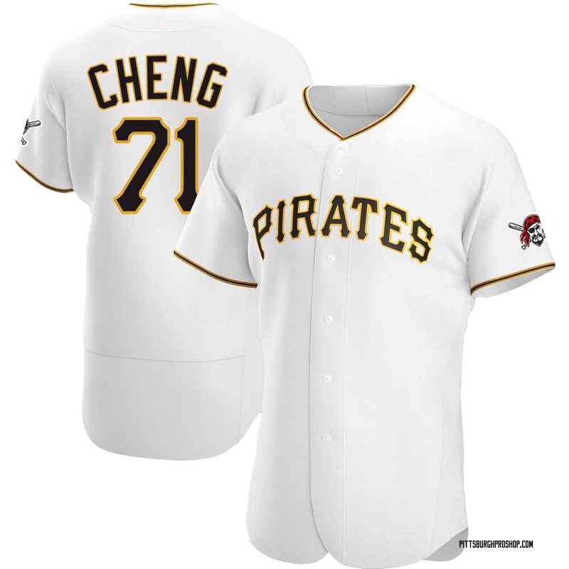 Tsung-Che Cheng Men's Pittsburgh Pirates Home Jersey - White Authentic