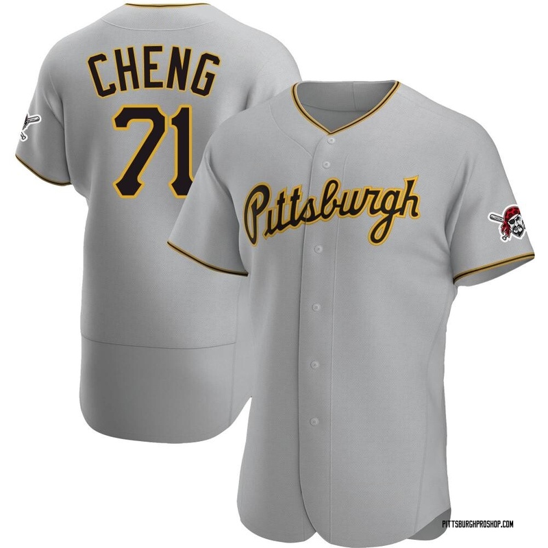 Tsung-Che Cheng Men's Pittsburgh Pirates Road Jersey - Gray Authentic