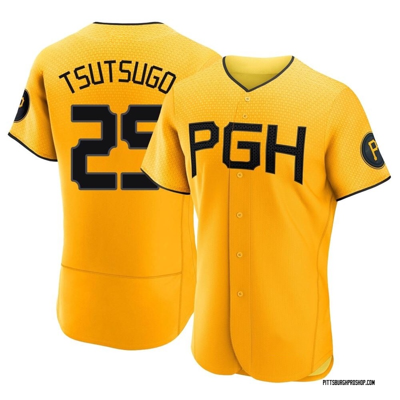Yoshi Tsutsugo Jersey, Authentic Pirates Yoshi Tsutsugo